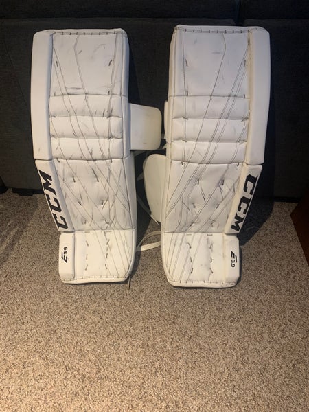 Used 34" CCM Extreme Flex E3.9 Goalie Leg Pads