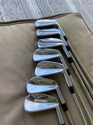 Used Right Handed Stiff Flex Steel Shaft Mp-20 MB Iron Set