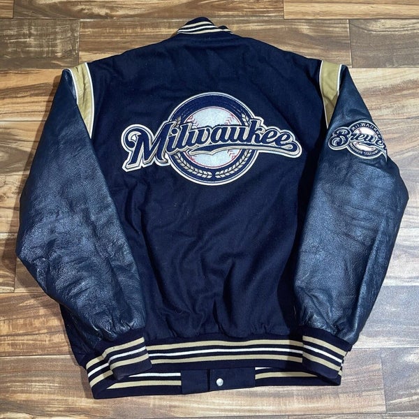 Milwaukee Brewers Starter Blue Bomber Jacket