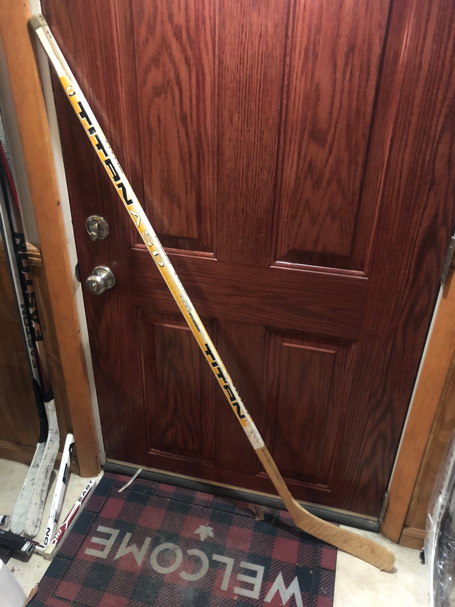 EVGENI MALKIN 09'10 Signed Pittsburgh Penguins Easton Game Used Hockey  Stick COA