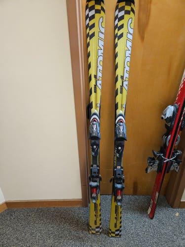 Used Atomic 165 cm Racing Skis With Bindings