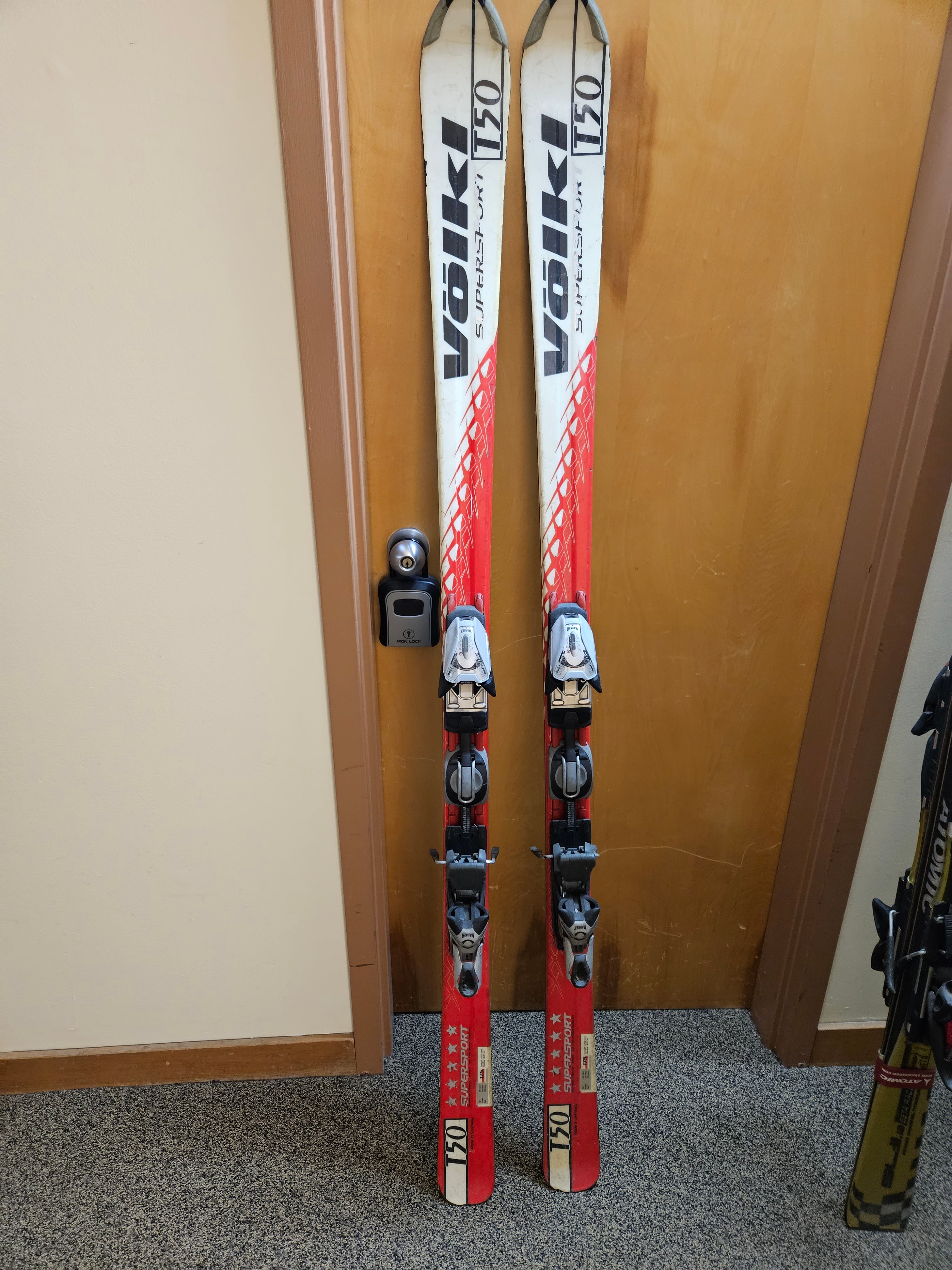 Used Volkl Racing 175 cm supersport Skis With Bindings | SidelineSwap