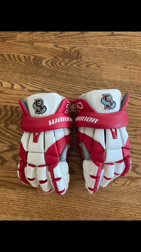 New Player's Warrior 14" EVO QX Custom Brown University Lacrosse Gloves