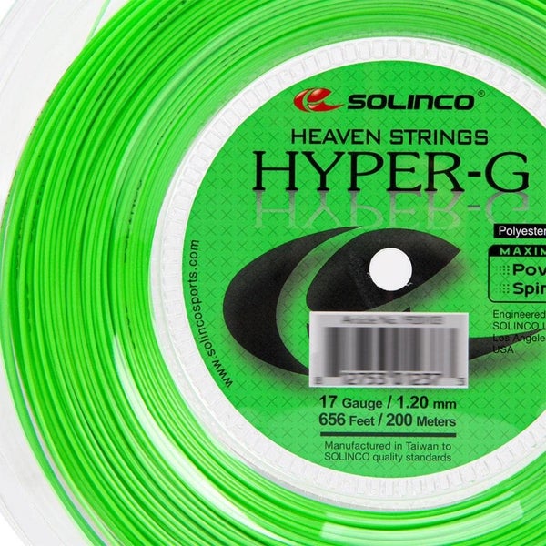 Solinco Hyper-G (16-1.30mm) Tennis String Reel (660ft/200m)