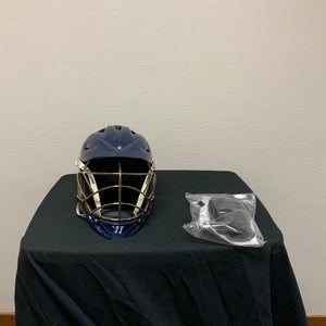 New Warrior TII Helmet navy with gold mask