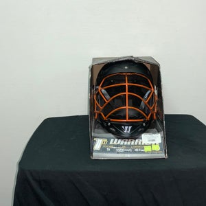 New Warrior TII Helmet matte black with orange chrome mask
