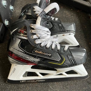 Used Bauer Regular Width Size 8 Vapor 2X Pro Hockey Goalie Skates