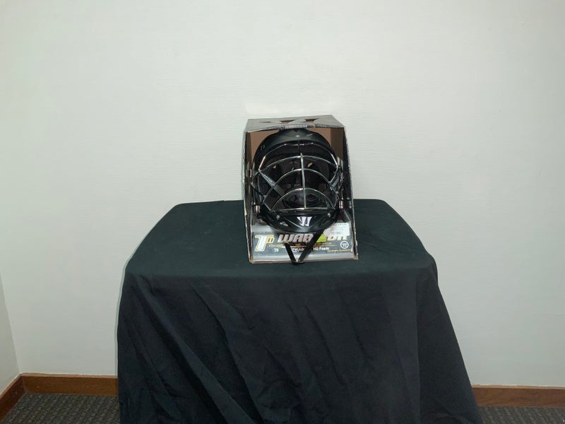 New Warrior TII Helmet matte black with silver chrome mask
