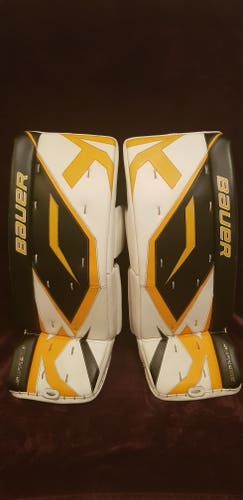 Used 29+1" Bauer Supreme One 80 Intermediate Goalie Leg Pads