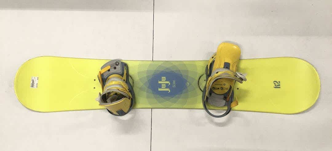 Used K2 Juju Slim 148 Cm Boys' Snowboard Combo