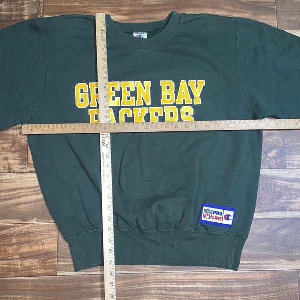 Green Bay Packers Mitchell and Ness Crewneck Sweatshirt Rare Size Men's  Large