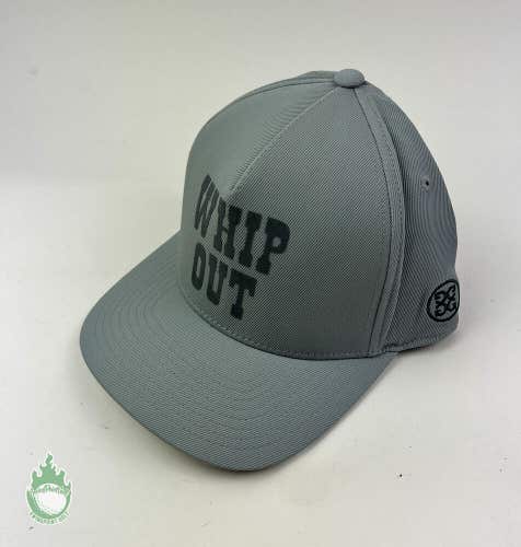 New with Tags G/Fore Whip Out Snapback Trucker Hat Cap Golf Grey