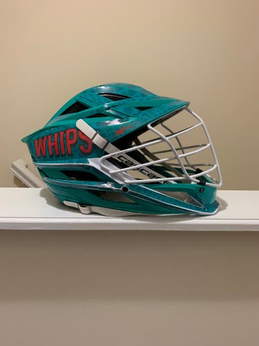 MATT RAMBO GAME USED XRS PLL WHIPS HELMET