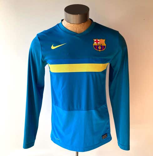 Nike Authentic Dri-Fit FCB FC Barcelona Men's Pullover Jersey Shirt ~ Size Small