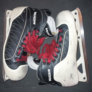 Senior Used Vaughn GX1 Pro Hockey Goalie Skates Regular Width Size 9.5