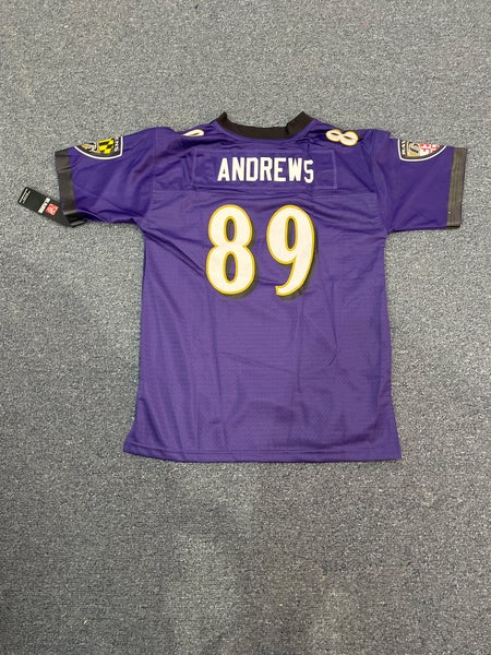 Men's Baltimore Ravens Starter Purple/Black Field Jersey Long Sleeve T-Shirt