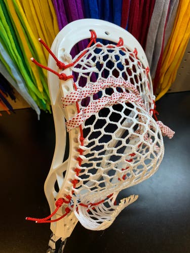 Brine Triumph Defense Lacrosse Head Strung w/ Semi-Soft Mesh
