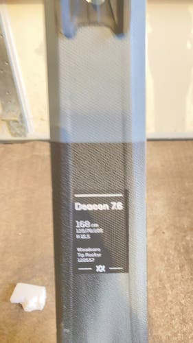 Used 2023 Volkl 168 cm All Mountain Deacon 76 Skis With Bindings Max Din 13