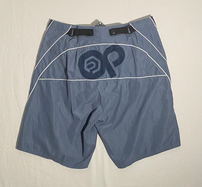 Vintage 90s Ocean Pacific OP Sport Size L Blue Mesh-Lined Swim