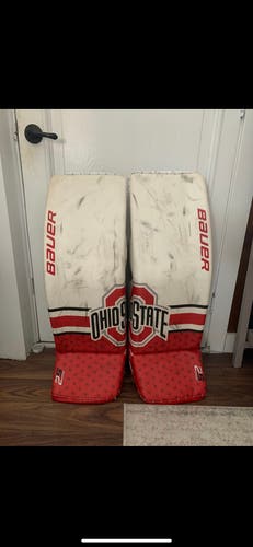 Used 35" Bauer Supreme 2S Pro Goalie Leg Pads