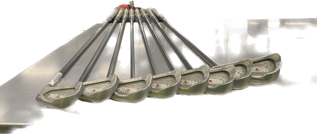 Used Ping Ping Zing Red Dot 3i-pw Regular Flex Graphite Shaft Iron Sets