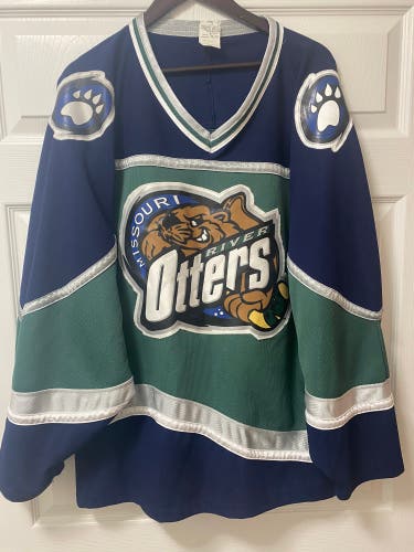 Missouri River Otters Vintage Hockey Jersey (XL)