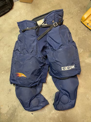 Used Large CCM Pro Stock Goalie Pants Atl Thrashers