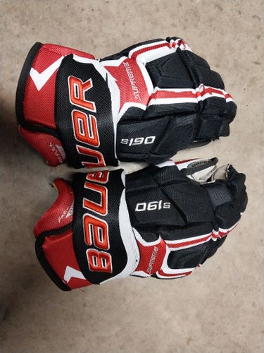 Used Bauer Supreme s190 Gloves 14"