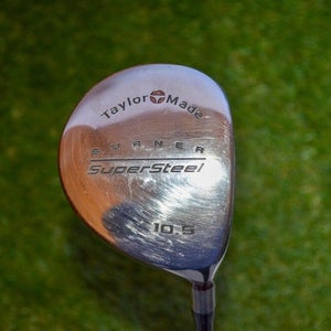 Taylormade	Burner SuperSteel	10.5 Driver	RH	44"	Graphite	Regular	Taylormade