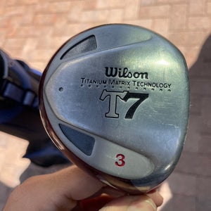 Wilson T7 Wood 3 In Right Handed Graphite in men’s fkex
