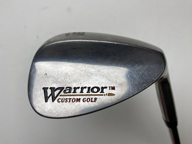 Warrior Chrome Sand Wedge SW Wedge Steel Mens RH Oversize Grip