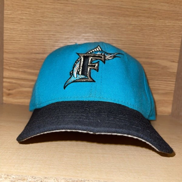 Florida Marlins New Era Fitted Hat 7 1/2 59/50 10 Year Anniversary Patch