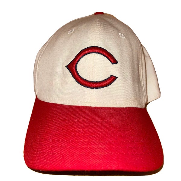Cincinnati Reds Hat Cap Strap Back Red Black Nike MLB Baseball
