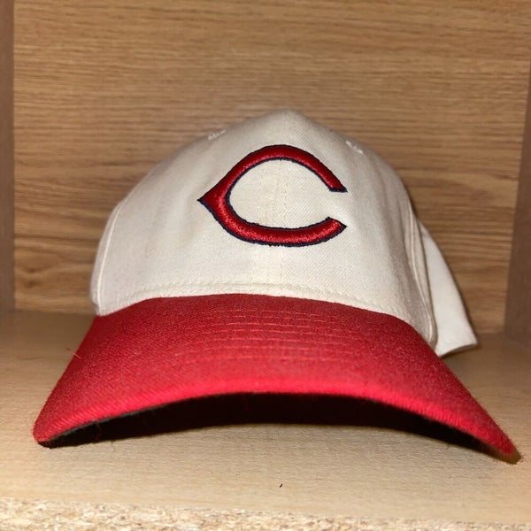 Cincinnati Reds Hat Baseball Cap Fitted 7 1/2 Annco Vintage Gray