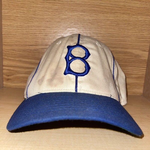 Vintage Brooklyn Dodgers Fitted MLB Cooperstown Collection Hat Cap  Autographed
