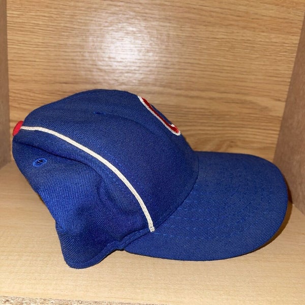 Chicago Cubs Vintage Hat Roman Pro USA Fitted YOUTH LEATHER