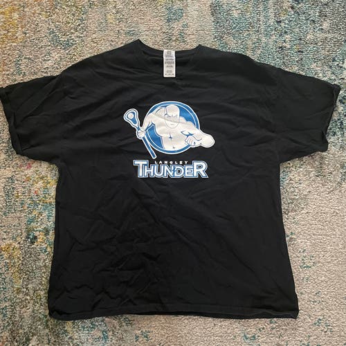 New Langley Thunder WLA Box Lacrosse T Shirt