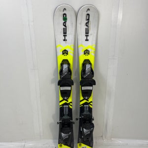 Used Kid's 77-127 cm All Mountain Head Super Shape Skis With Bindings