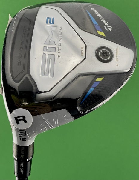 TaylorMade SIM2 Ti Titanium Fairway Wood LEFT Hand 3W 15* R-Flex