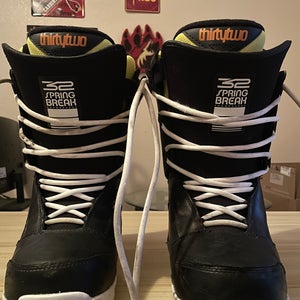 Unisex Size 8.5 (Women's 9.5) Thirty Two Freestyle Zephyr Premium Spring Break Snowboard Boots