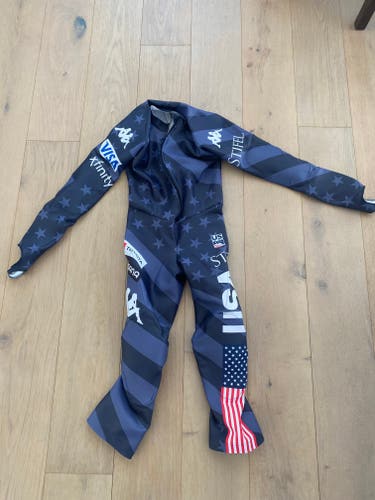 NEW Kappa 2023 US Ski Team Suit (GS, Padded, Large)