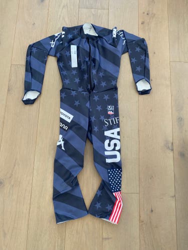 NEW Kappa 2023 US Ski Team Suit (No pads, Large)