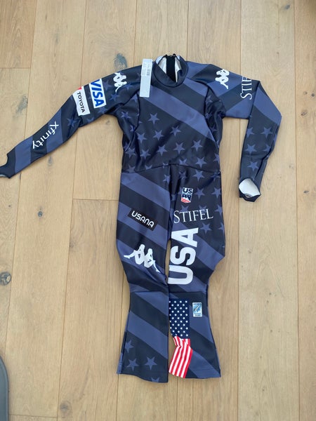 NEW Kappa 2023 US Ski Team DH Suit (No pads, Back zip, Large)