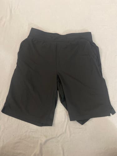 Black Used T.H.E Linerless Men's Lululemon Shorts