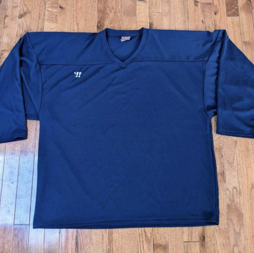Blue Used Senior Large Warrior Hockey Practice Jersey