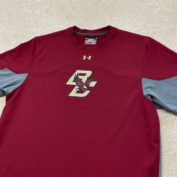 Men's Champion Maroon Boston College Eagles Icon Logo Hockey