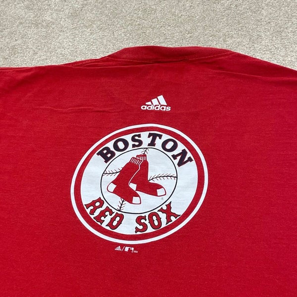 Boston Red Sox Shirt Men XL Red Adidas MLB Baseball USA Vintage Retro  Authentic