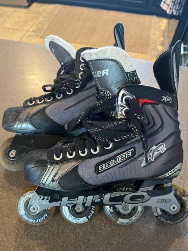 Used Bauer Regular Width Size 4 Xr2 Inline Skates