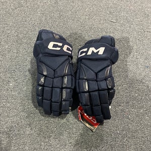 New Navy CCM HG12 Pro Stock Gloves Colorado Avalanche Rantanen 15”