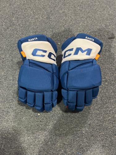 New Blue CCM HGPJSPP Pro Stock Gloves Colorado Avalanche Ranta 14”